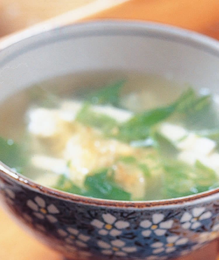 食谱:菠菜豆腐汤