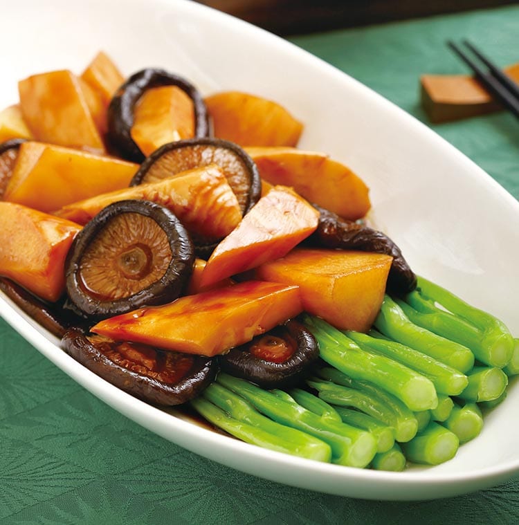 食谱:蠔油双冬(4)