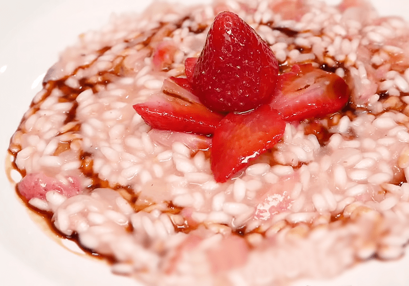 草莓炖饭 + 手工草莓冰淇淋 (影音)