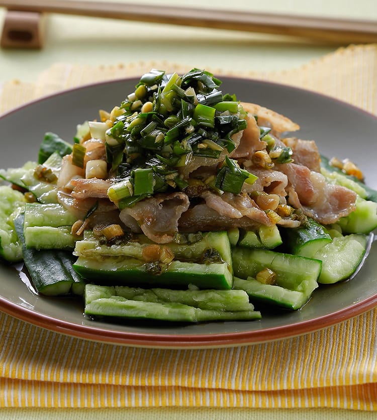 食谱:烧肉片佐韭菜酱