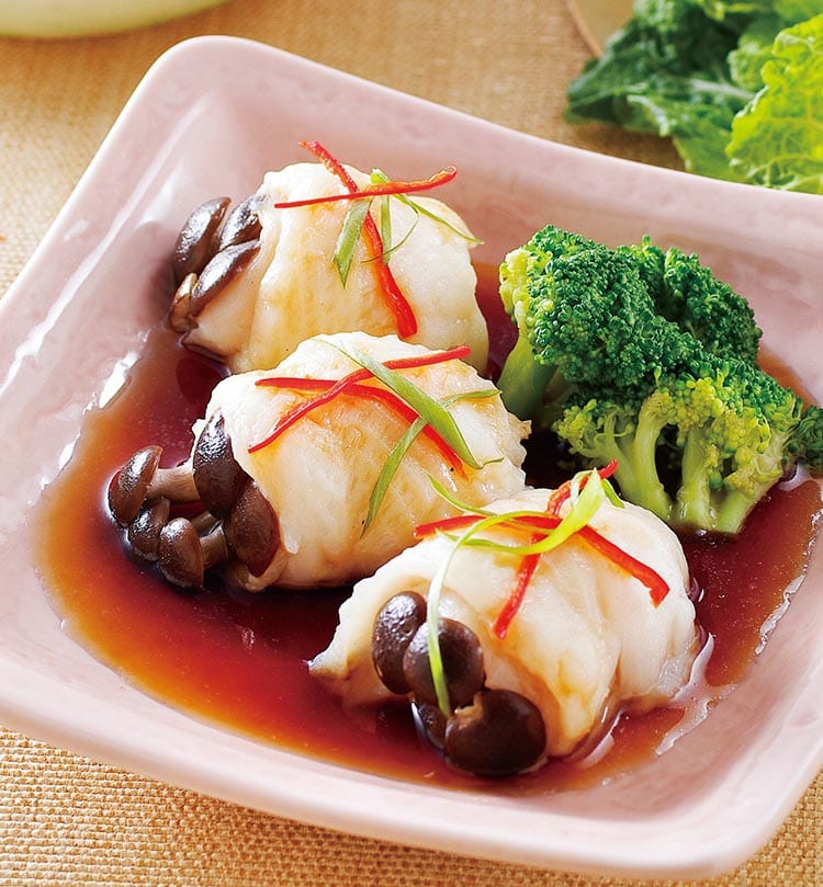 食谱:鲜露花鱼卷
