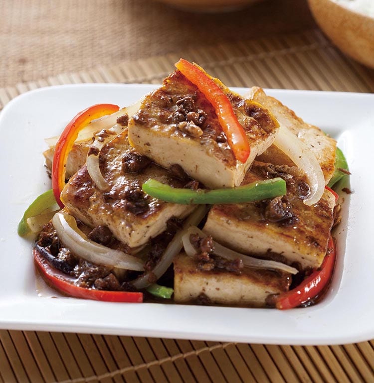 食谱:香椿烧豆腐