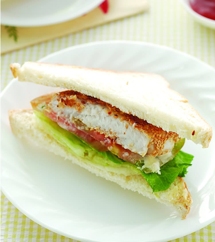 食谱:芝香鲷鱼排三明治