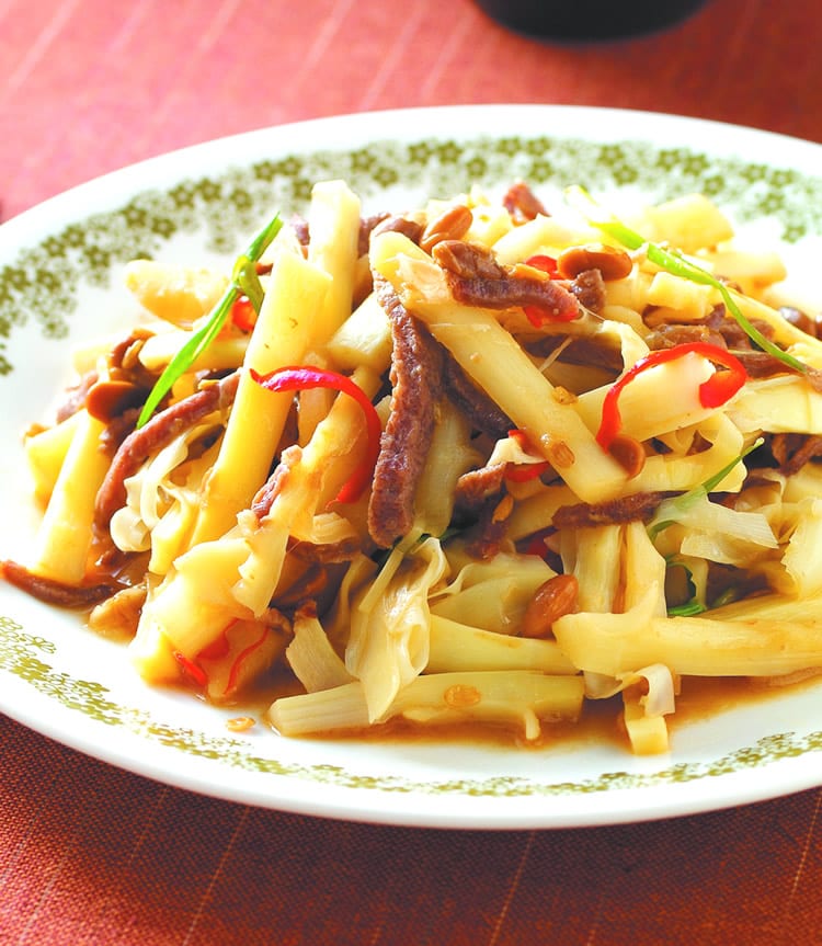 食谱:豆酱桂竹笋