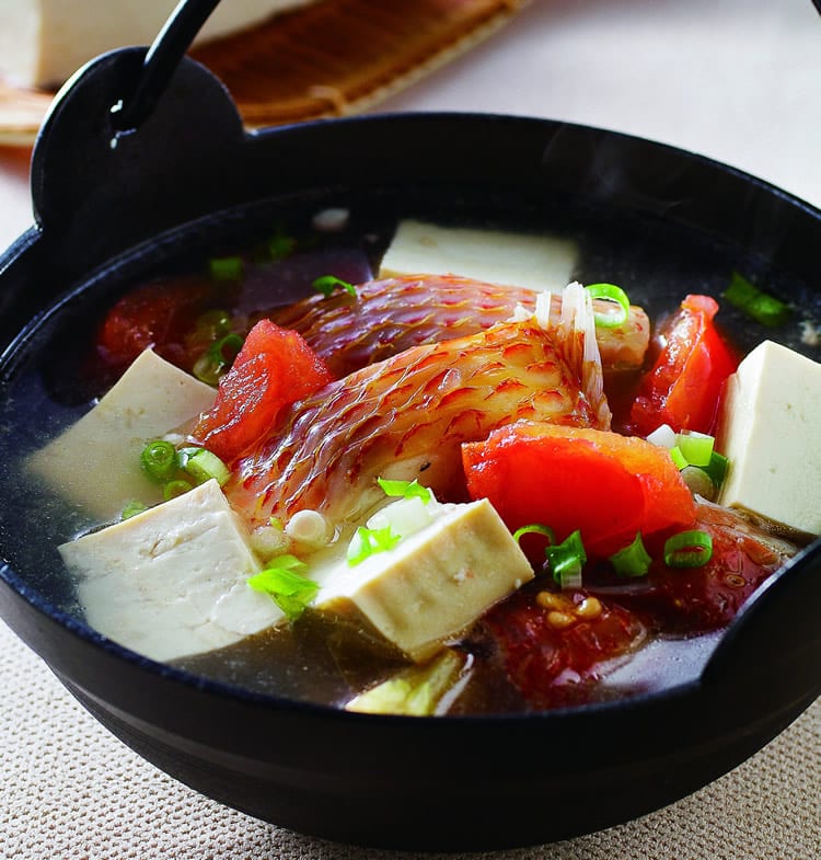 食谱:蕃茄豆腐鱼汤