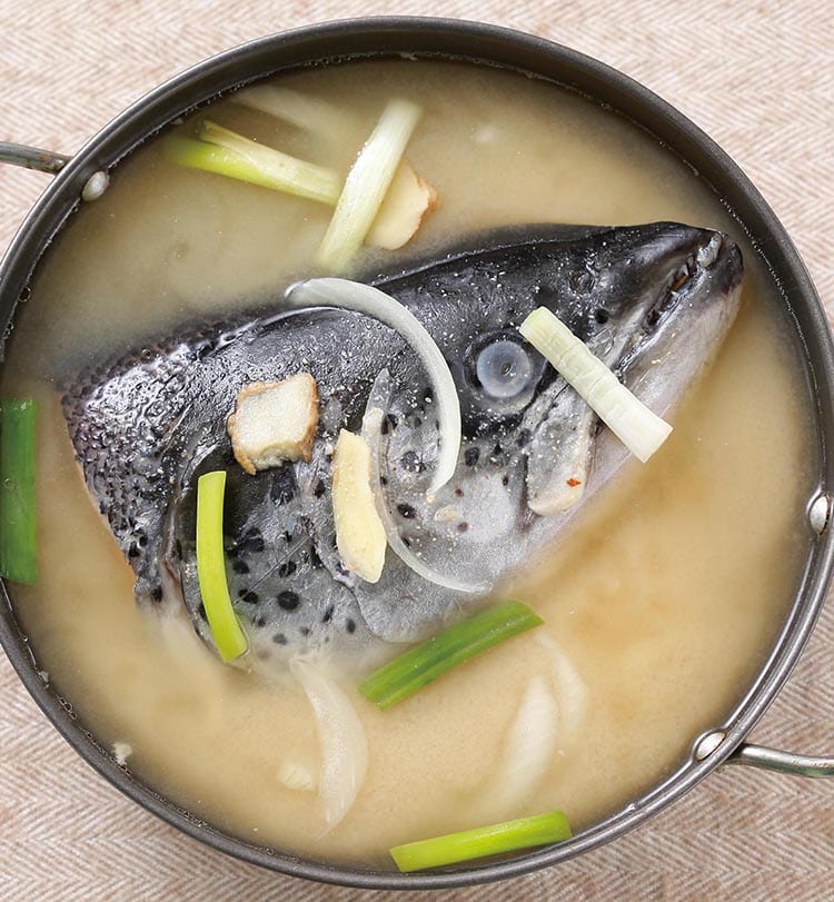 食谱:味噌鱼头汤(1)