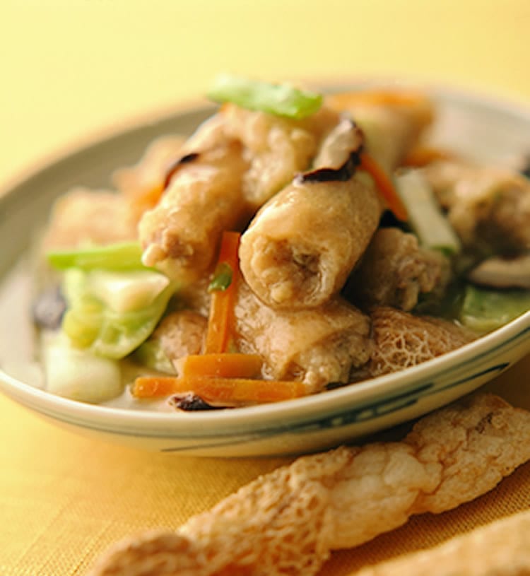 食谱:竹笙镶肉
