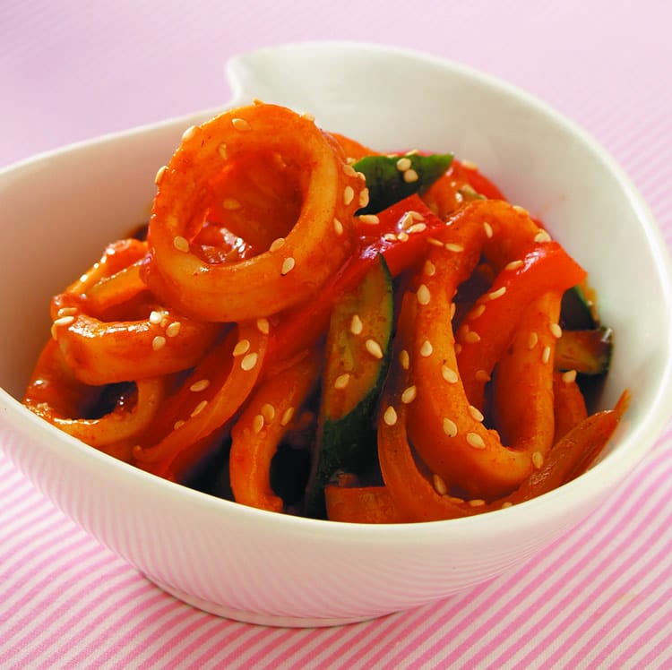 食谱:甜辣炒中卷