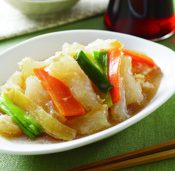 食谱:日式葱烧蹄筋