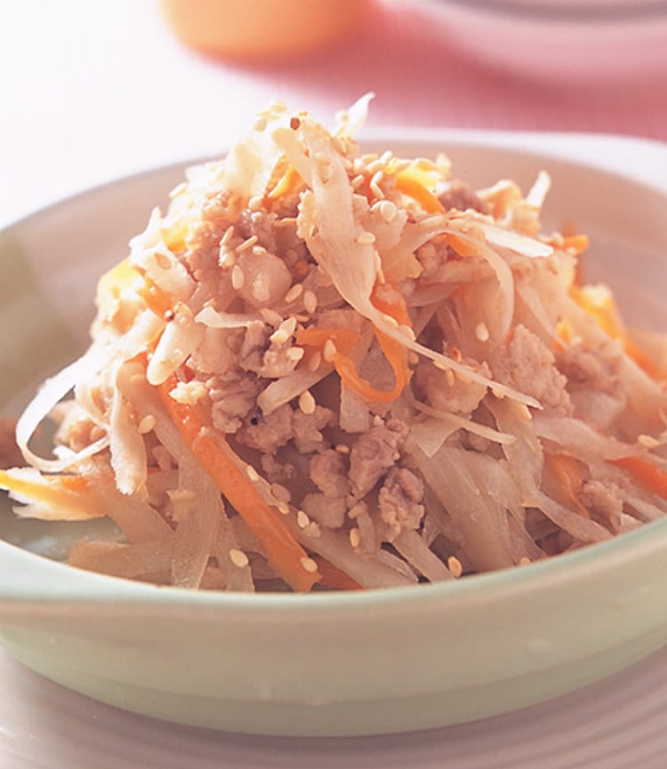 食谱:绞肉炒牛蒡
