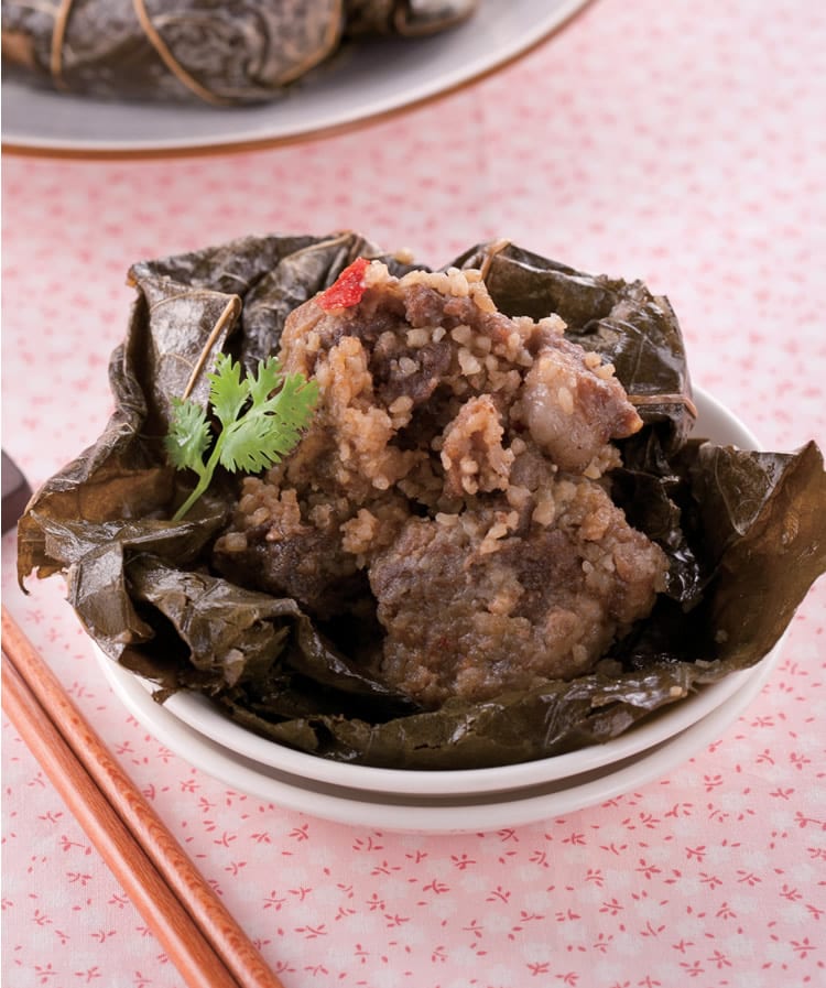 食谱:荷叶排骨(1)