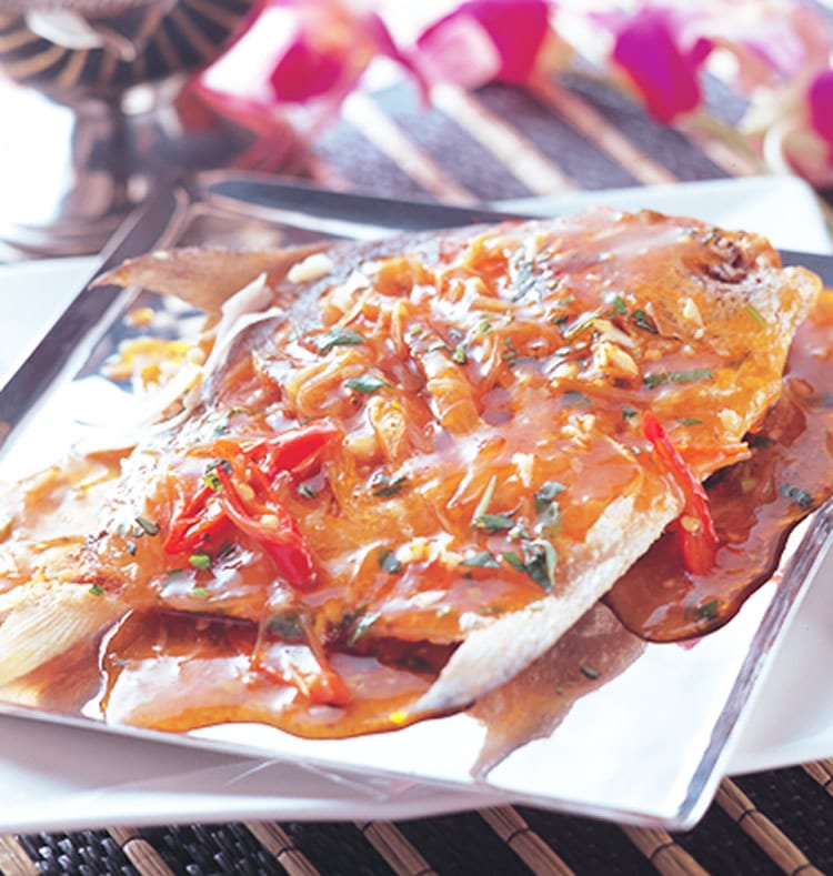 食谱:香酥柠檬烩鱼