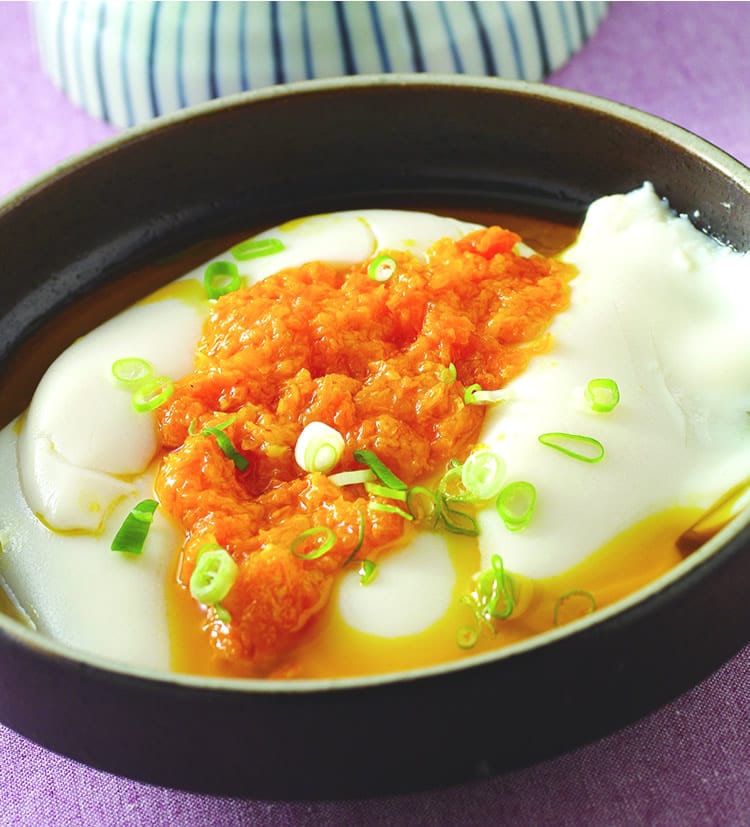 食谱:素蟹黄豆花