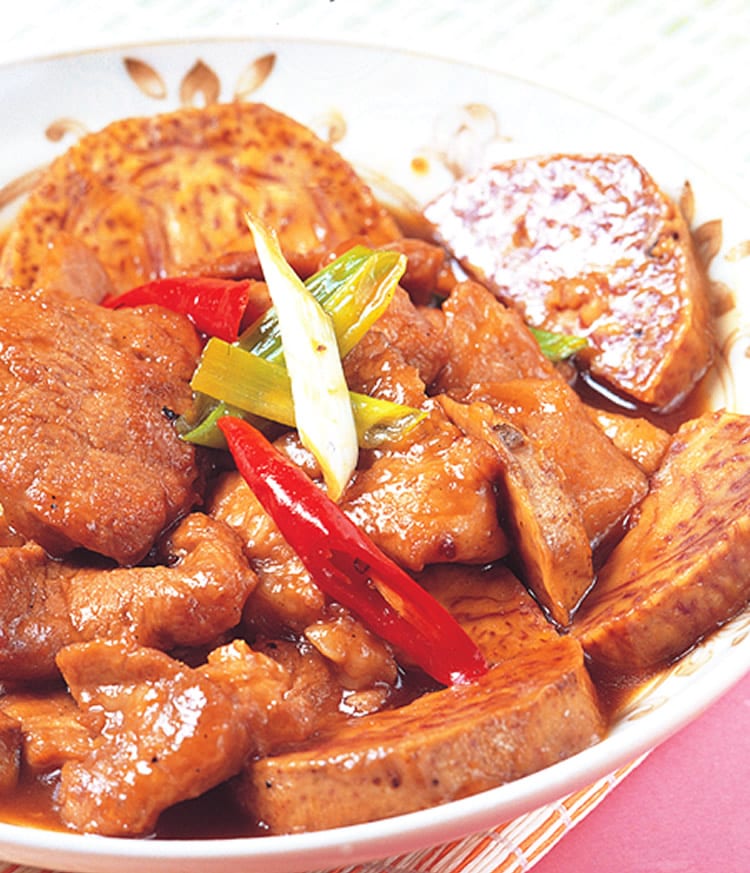 食谱:芋头烧肉