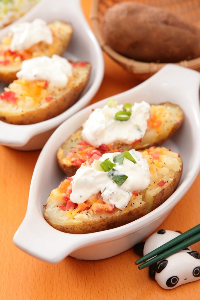 烤马铃薯酸奶火腿起士