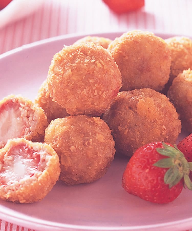 食谱:草莓丸子