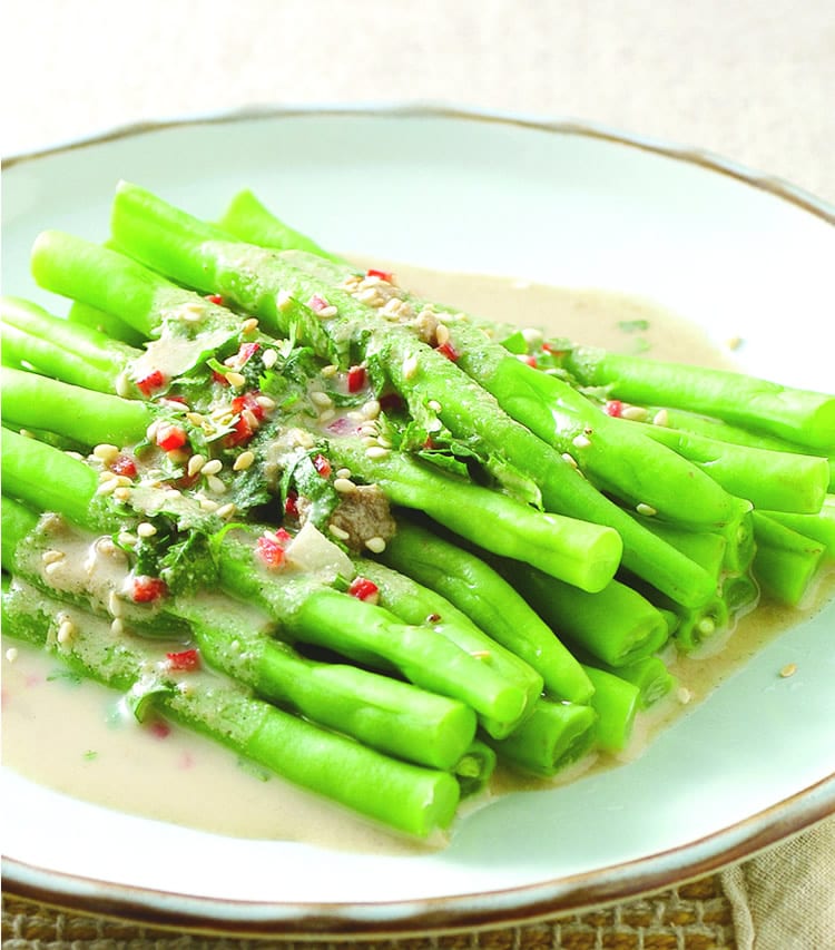 食谱:胡麻四季豆