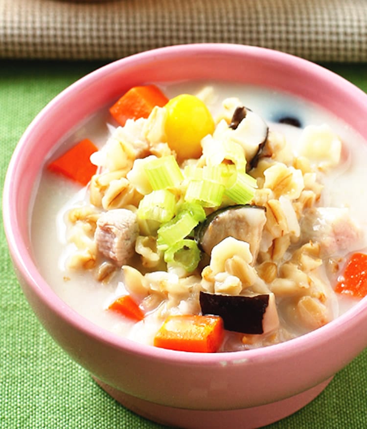 食谱:豆浆咸粥