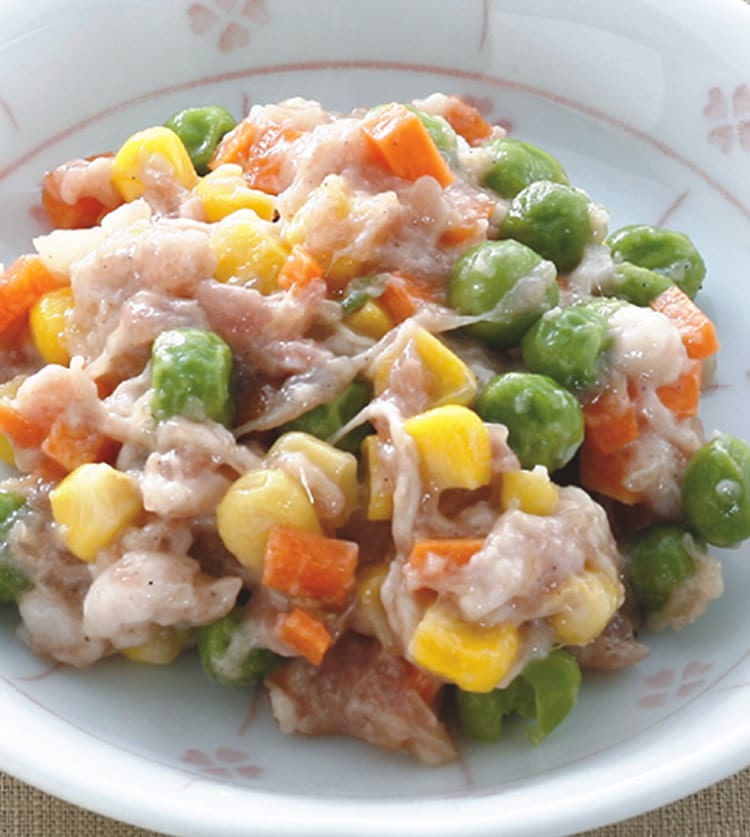 食谱:玉米青豆蒸饺