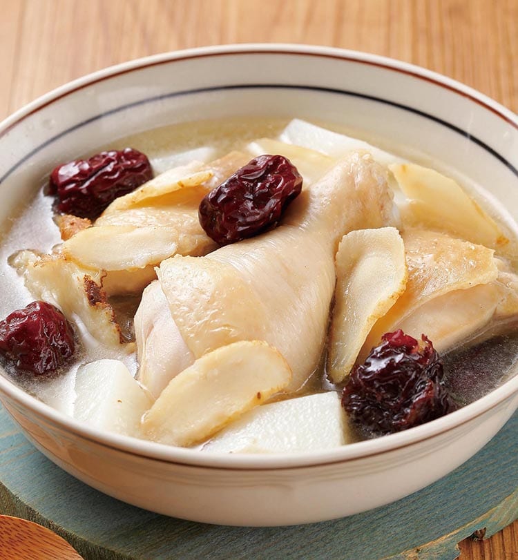 食谱:粉光参炖鸡汤