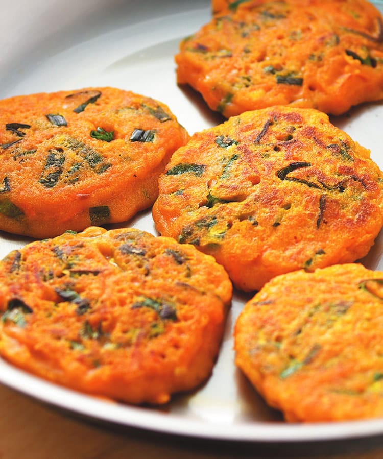 食谱:红萝卜丝煎饼