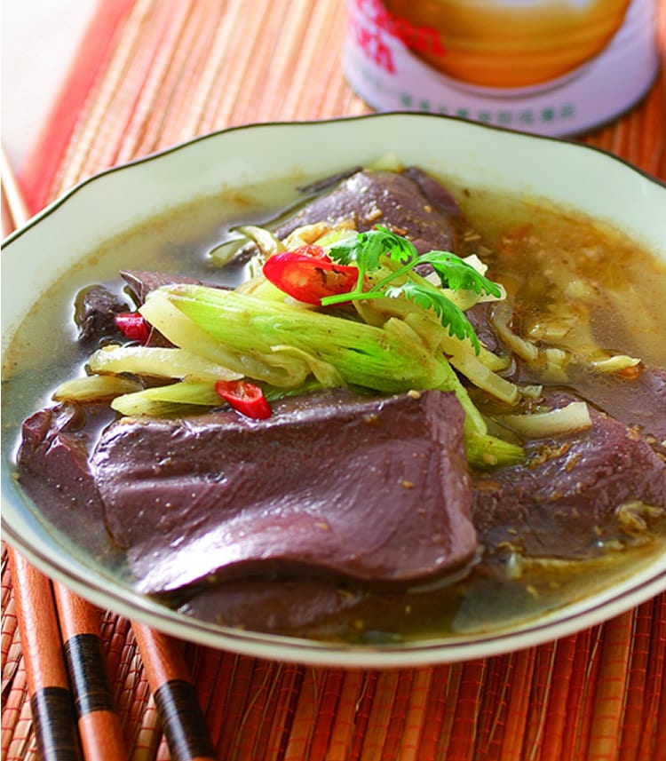 食谱:沙茶炒鸭血
