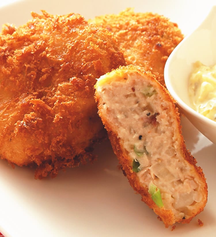 食谱:葱香鲔鱼可乐饼