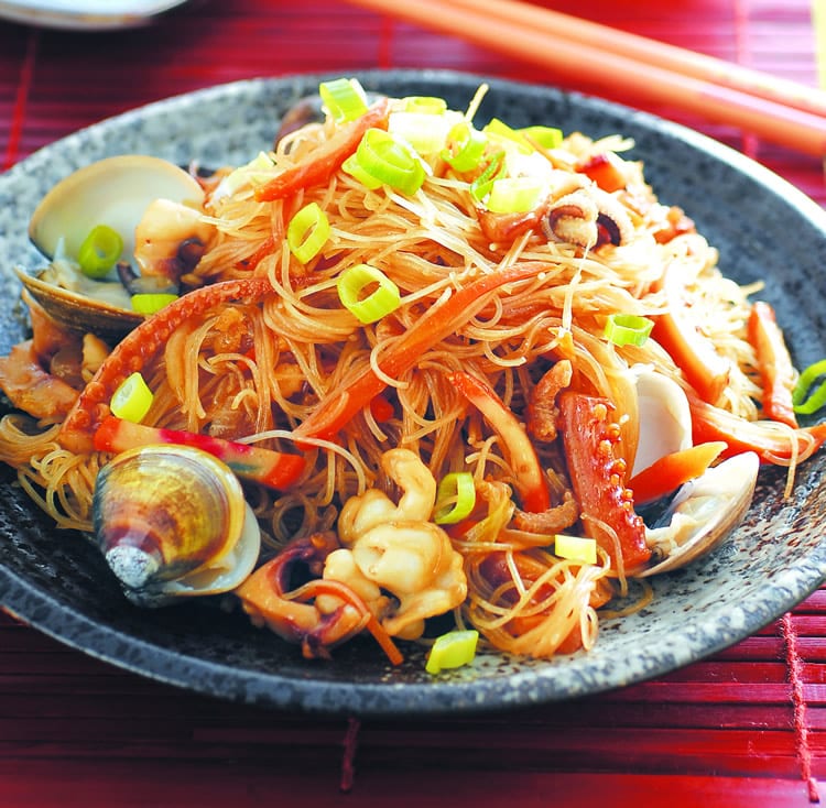 食谱:海上鲜炒米粉(1)