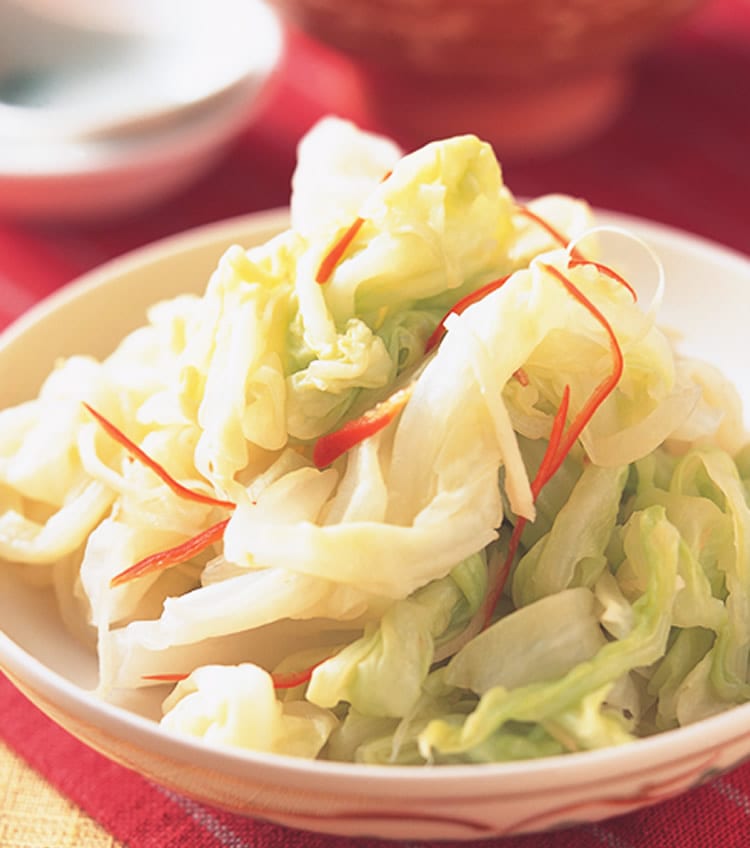 食谱:姜丝渍高丽菜