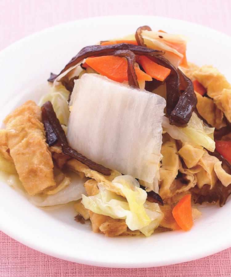 食谱:豆包炒大白菜