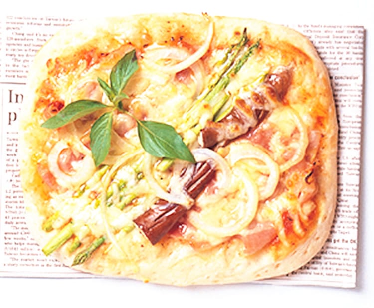 食谱:培根蔬菜披萨