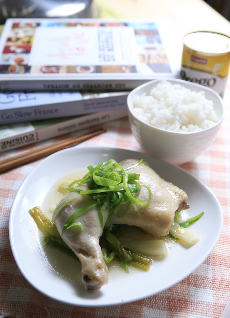 葱油鸡腿饭