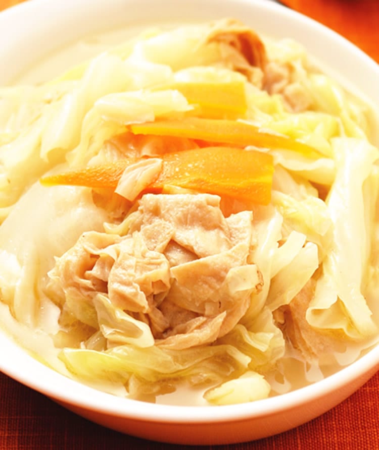 食谱:豆皮卤高丽菜