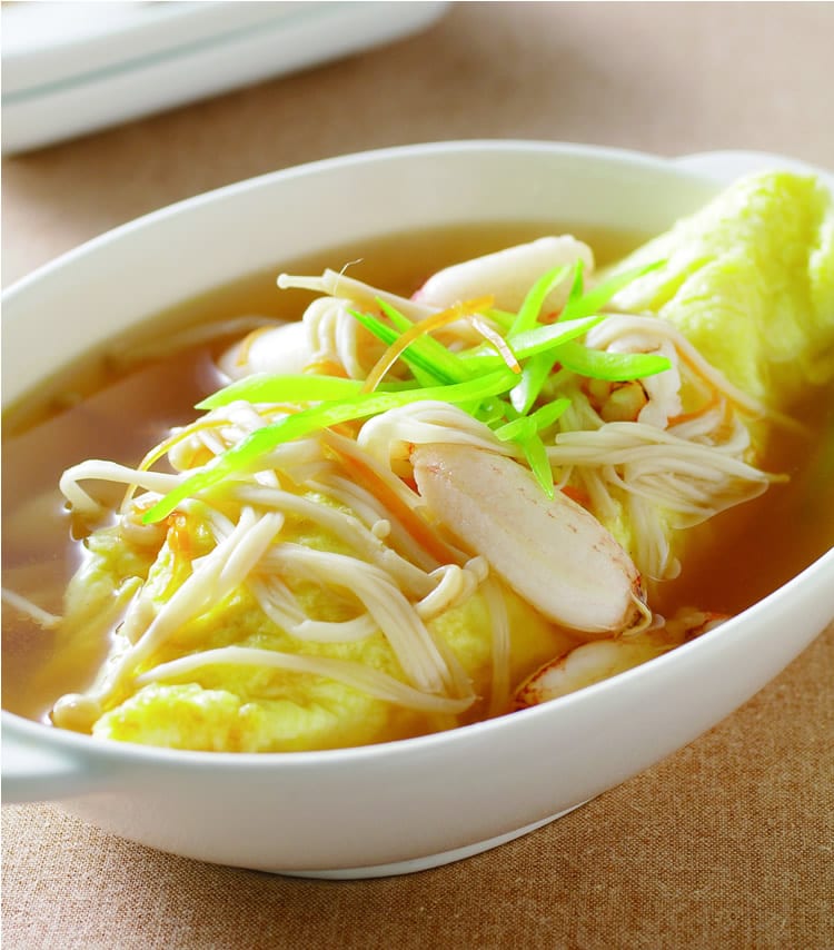 食谱:蟹肉烩欧姆蛋