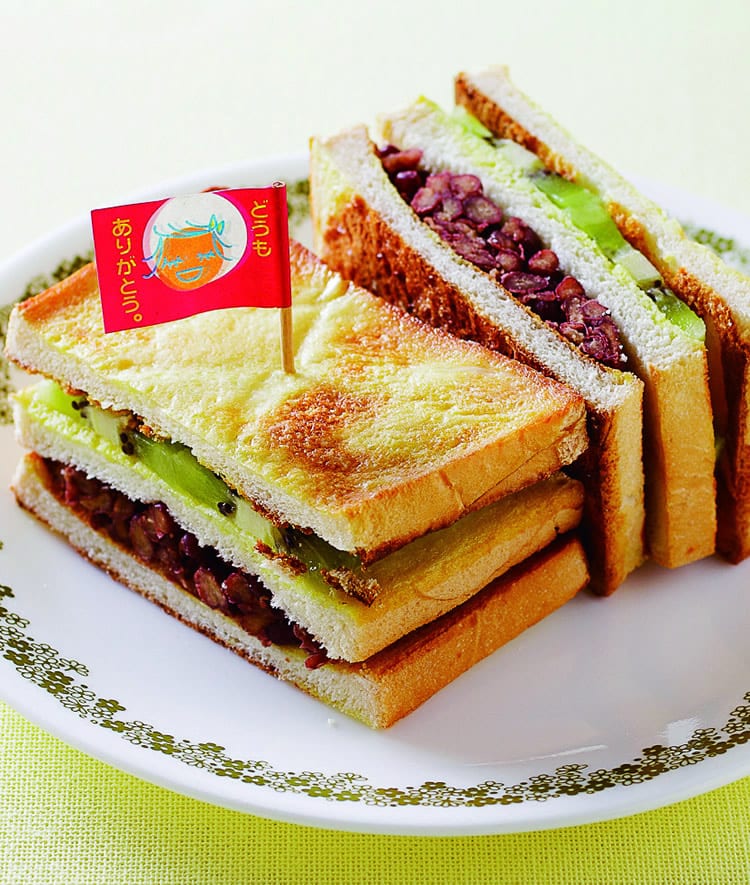 食谱:蜜红豆奇异果三明治