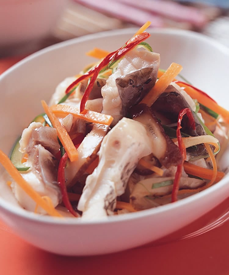 食谱:三丝拌鱼条