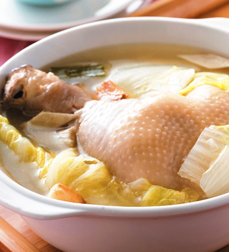 食谱:白菜炖鸡