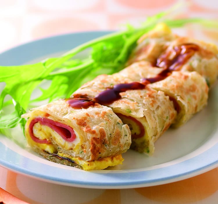 食谱:火腿蛋饼