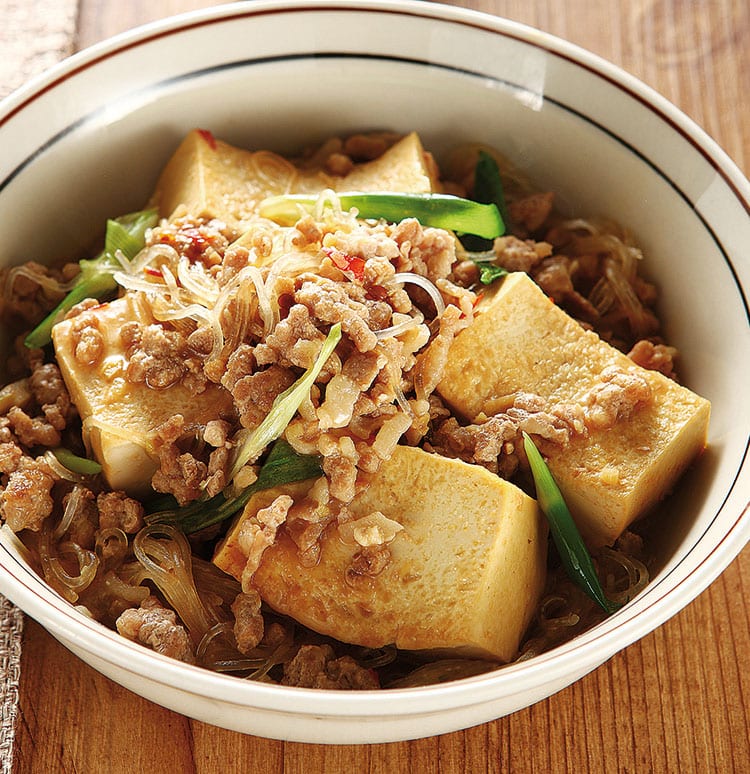 食谱:绞肉炖豆腐