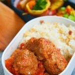 起士肉丸烩番茄酱汁