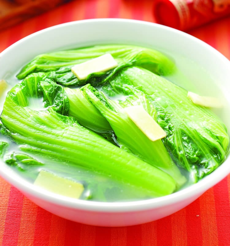 食谱:长年菜鸡汤(1)