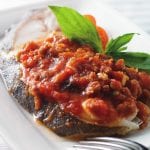 蕃茄肉酱蒸鳕鱼