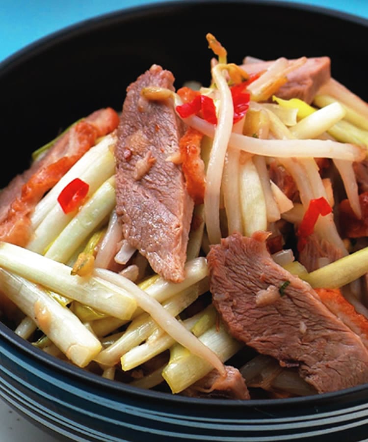 食谱:XO酱炒鸭丝
