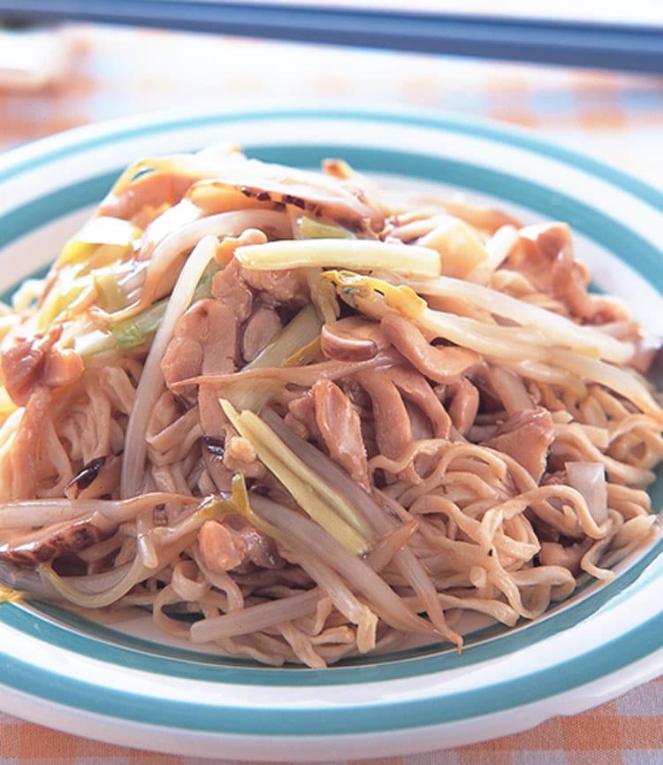食谱:鸡丝烩伊面
