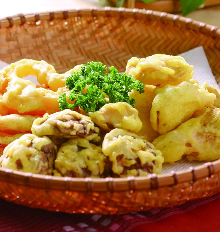 食谱:炸鲜菇