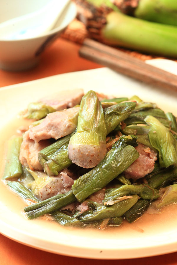 豆豉芋茎