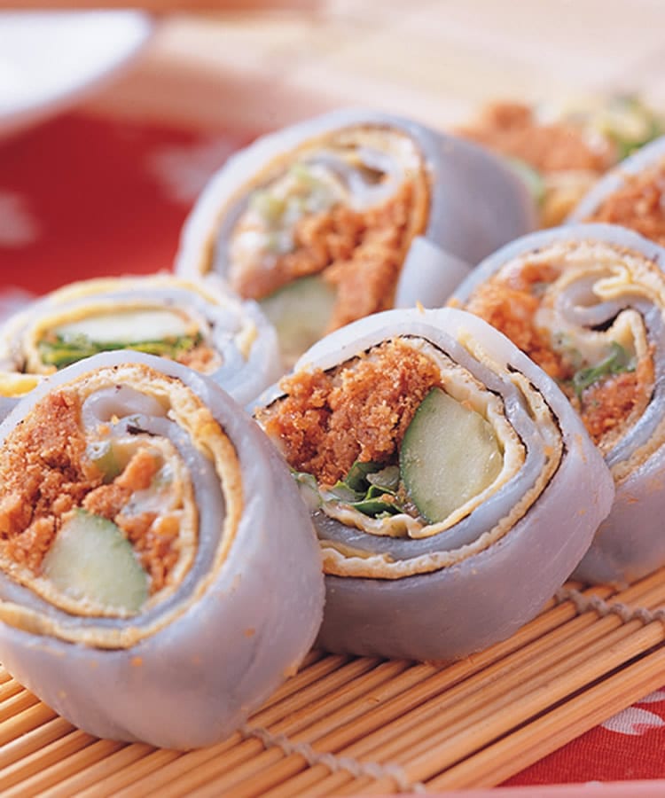 食谱:河粉寿司