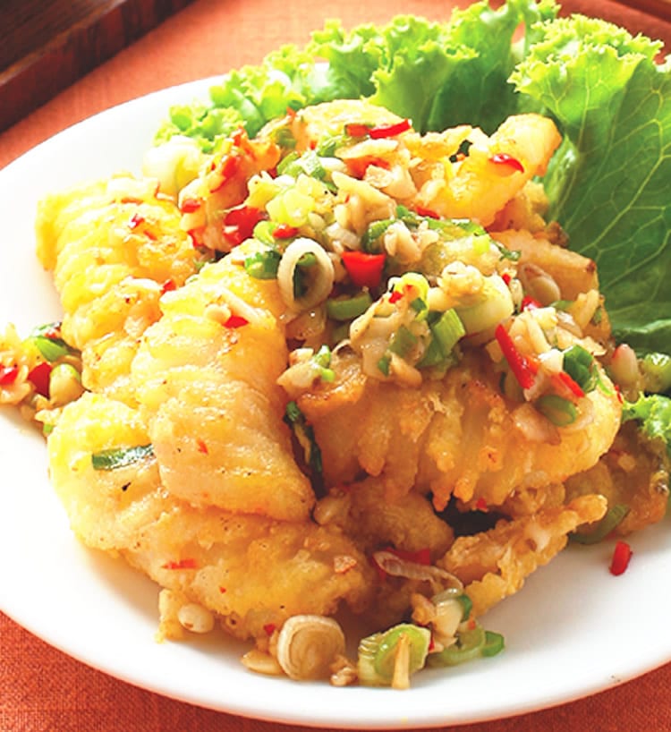 食谱:椒盐鲜鱿鱼(1)