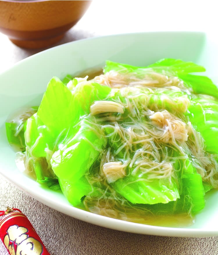 食谱:芥菜烩干贝