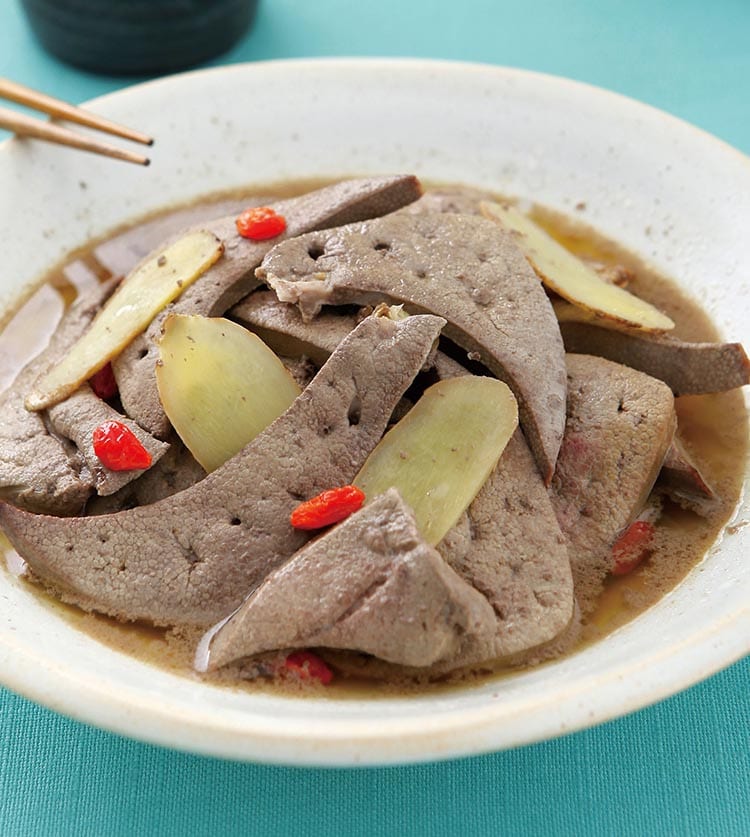食谱:麻油猪肝(2)